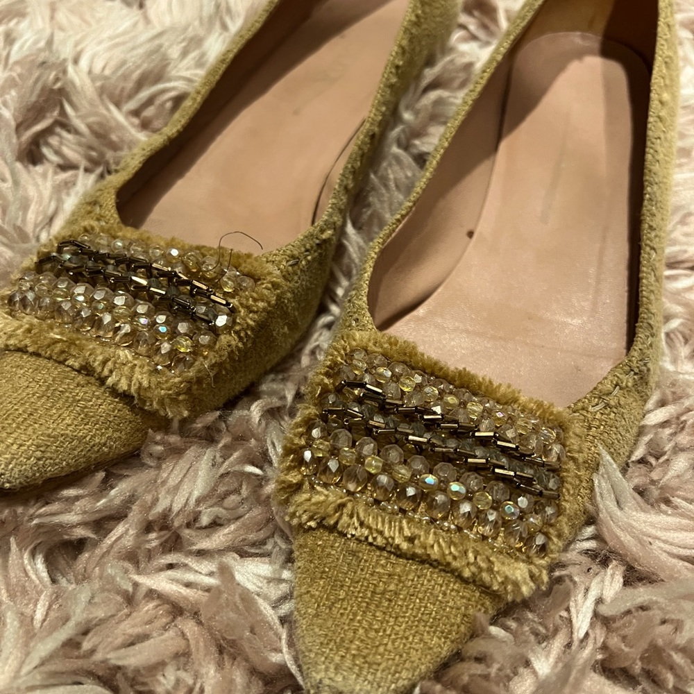 Prada embellished flats